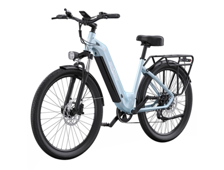 Bicicleta Elétrica Onesport Ot05 Motor Ananda 250w 25km/h 60-120km Freio A Disco De Óleo Shimano De 7 Marchas Sensor De Torque Azul Brilhante