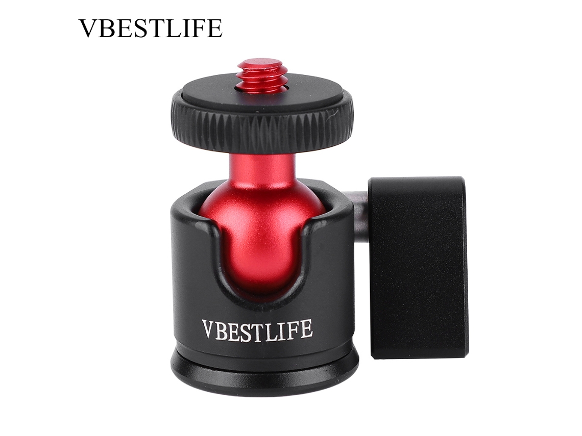 Vbestlife Metal 360 Degree Swivel Mini Ball Head 1/4" Screw Mount For Dslr Camera Fill Light LAXISCREED