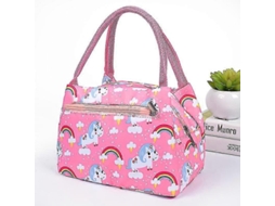 Bolsa Térmica Isolada para Almoço, Bolsa Térmica para Piquenique, Lancheira para Adultos e Crianças, Armazenamento de Alimentos, Unicórnios BRILVIBERA