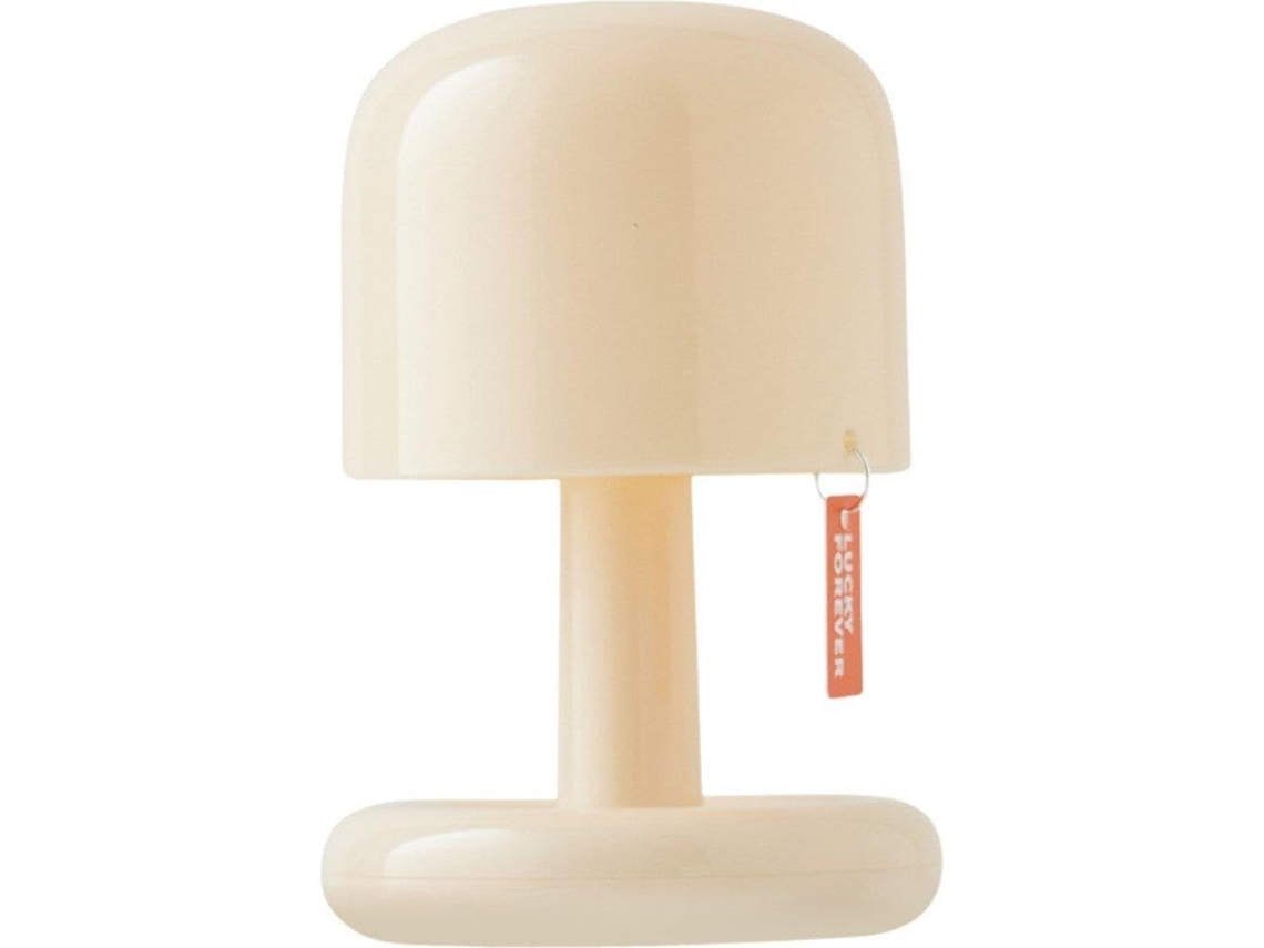 Luminária de Mesa Estilo Mini Cogumelo Com Luz Noturna, Recarregável