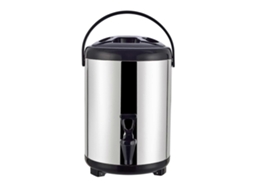 Dispenser De Bebidas Em Aço Inox, 10l, Parede Dupla, Urna Térmica Para Chá E Café Com Retenção De Calor.
