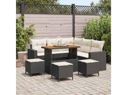 Vidaxl Conjunto De Sofá De Jardim 10 Unid. 7-número De Lugares