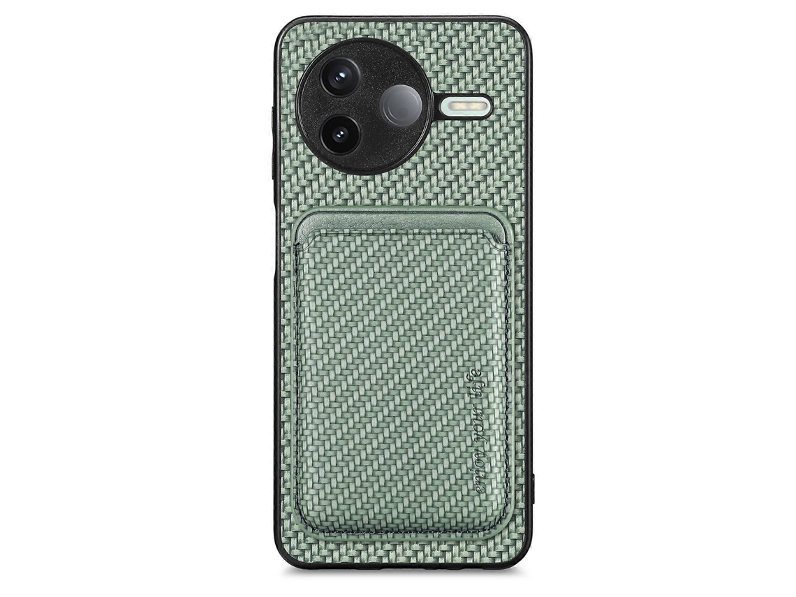 Capa Traseira Magnética Removível Para Xiaomi Poco F7 Pro 5g / Xiaomi Redmi K80 5g, Verde