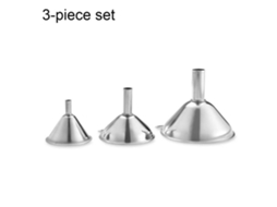 Conjunto de 3 Funis de Aço Inoxidável LAXISCREED
