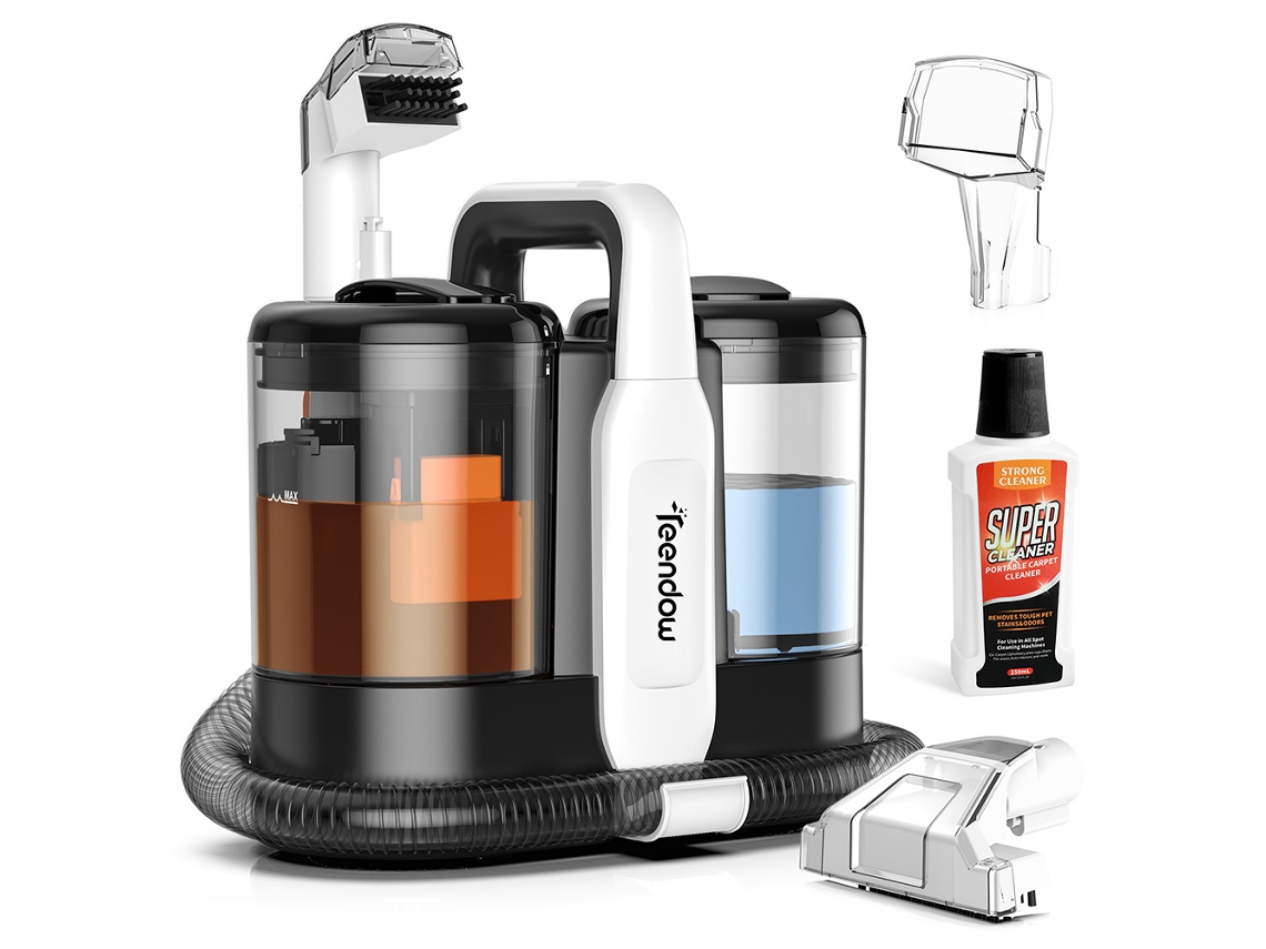 C5 Carpet Cleaner Vacuum 11kpa Sucção Poderosa 1500ml Grande Tanque De Água Capacitylow Ruído Teendow