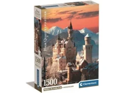 Puzzle CLEMENTONI High Quality Collection Neuschwanstein (1500 Peças - Idade Mínima: 14 anos)