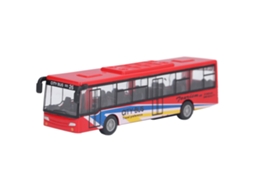 Primerox brinquedo Modelo Ônibus de Liga Metálica Vívido Pequeno Portátil Presente para Crianças Acima de 3 Anos