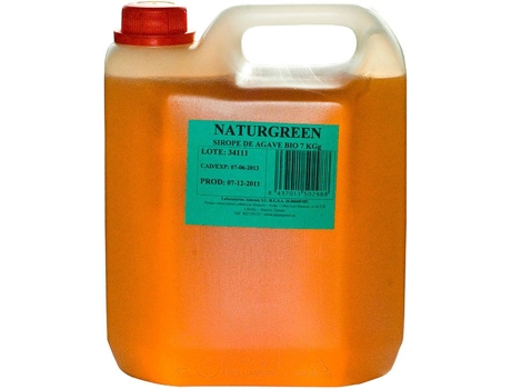 Garrafa NATURGREEN Sirope De Agave Garrafas
