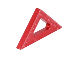 Medidor Triangular de Ângulo Reto em Alumínio 15x15x3cm S/MARCA