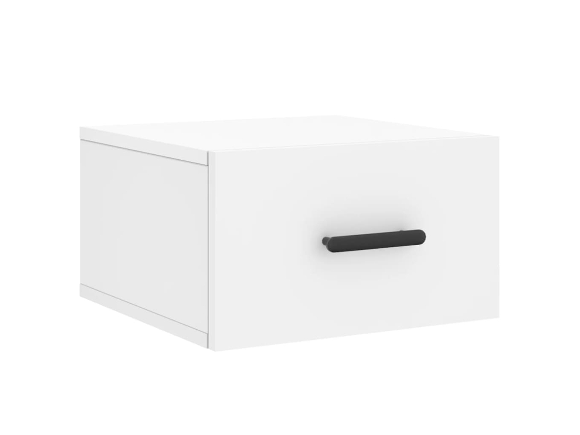 Mesa de Cabeceira Montagem na Parede Branco MAISON EXCLUSIVE (35x35x20 cm)