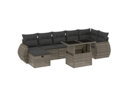 Garden Sofa Set, Garden Sofa Sets Vidaxl Cinzeto Rattan / Vime (n/a)