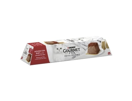 Alimento GOURMET Revelations Mousse Gato Vaca (Quantidade: 4 x 57 g)