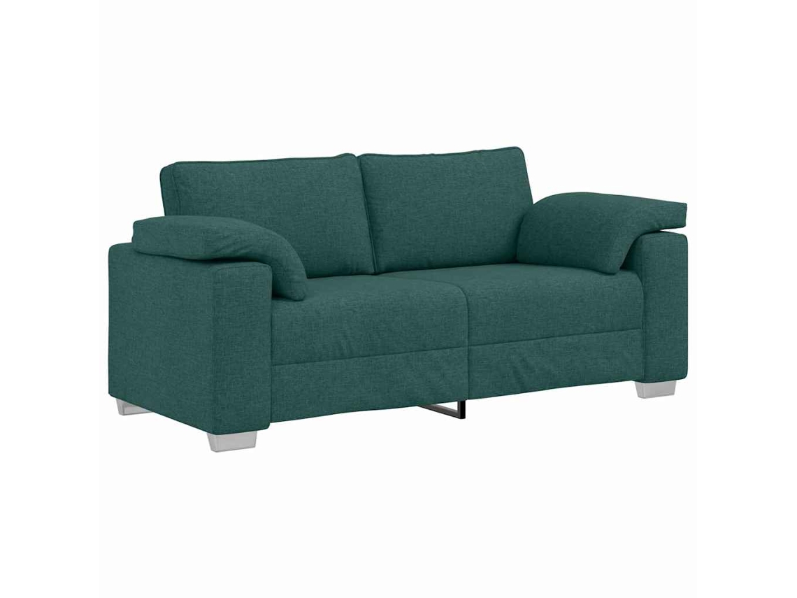 Conjunto 1 Sofá Vidaxl Verde Tecido (180 Cm)