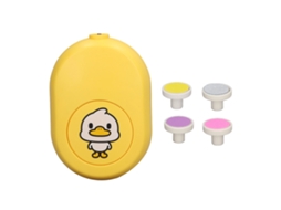LAXISCREED: Trimmer de Unhas Bebê com 4 Cabeças Amarelo