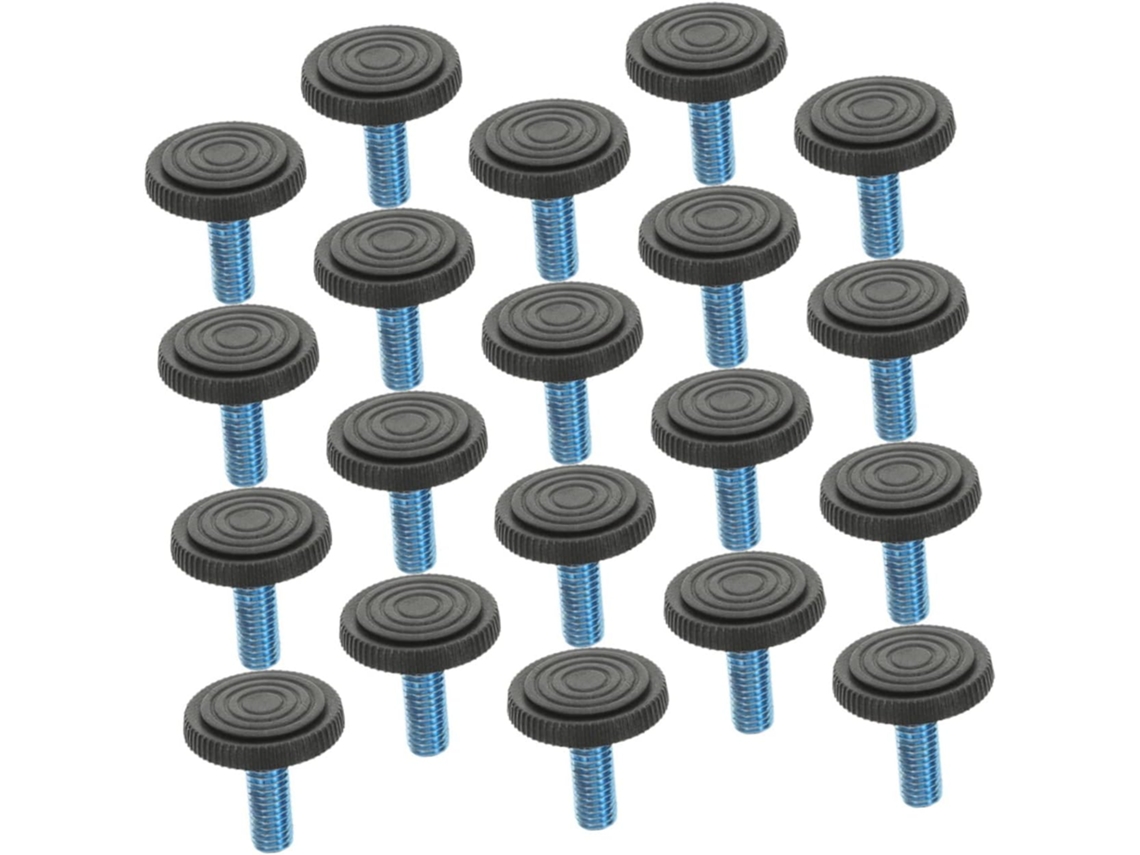 Conjunto De 30 Pés Niveladores Ajustáveis Com Rosca M8 Para Móveis E Armários, Com Base De Ferro E Abs