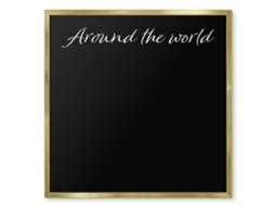 Magnetic Wall Board Around The World For The Office Espelharte (50x50 Cm)