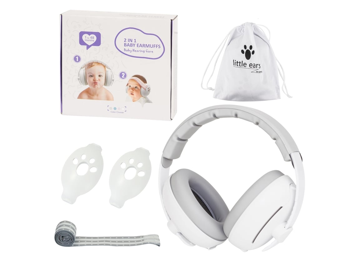 Protetor Auricular Bebé Em-102C Branco OHPA
