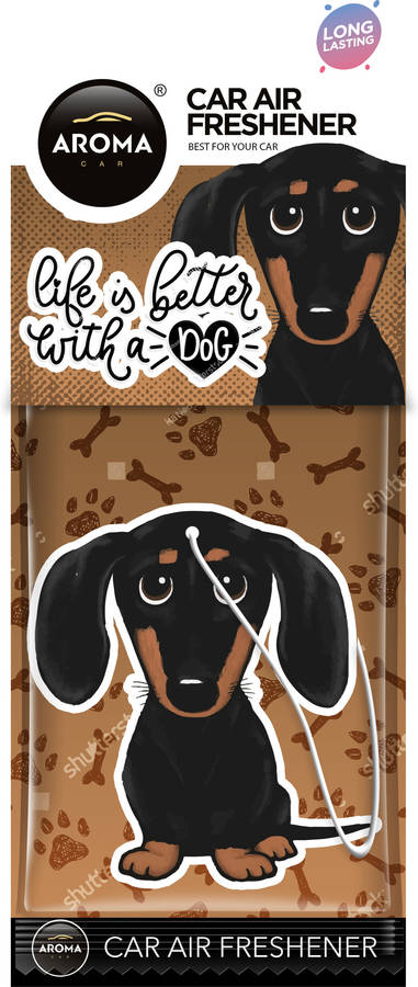 Ambientador de Carro AROMA CAR Aroma Sausage Dog Ice