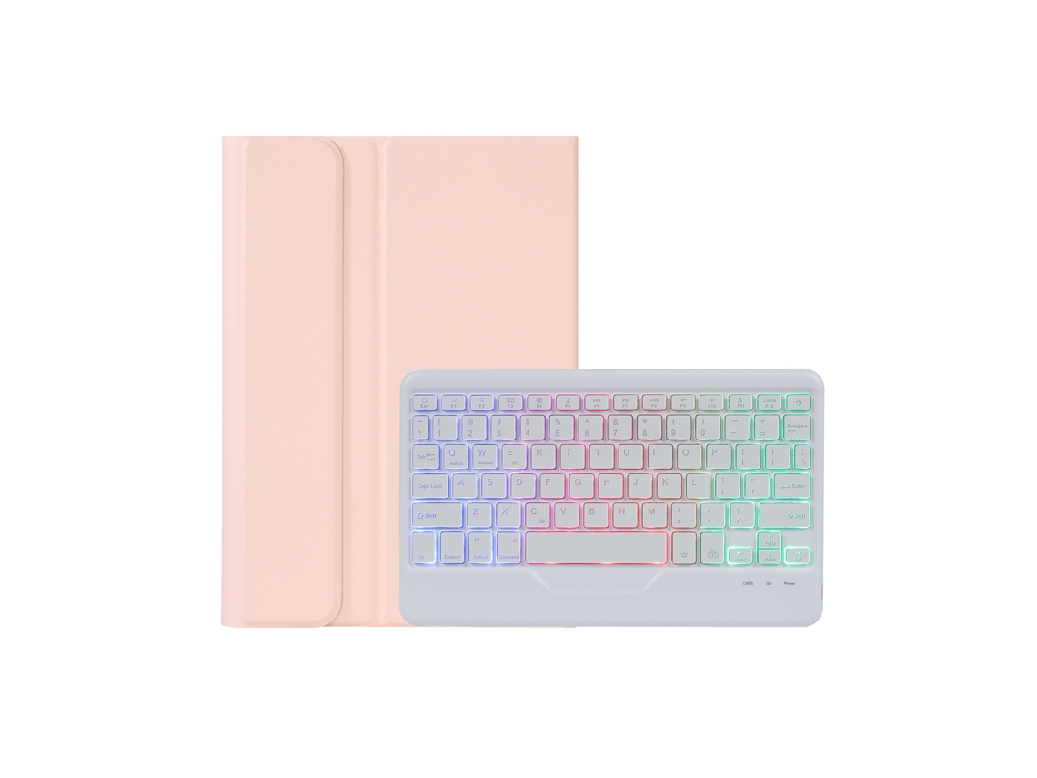 Capa de Teclado Bluetooth para Honor Tablet V7 Pro 11 XIAOMOYU com retroiluminação gradiente de três cores e suporte para Caneta