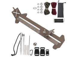 KOFIHETY Kit De Fabricação De Pulseira Paracord Com Agulha Ajustável Para Fazer Nós E Pulseiras