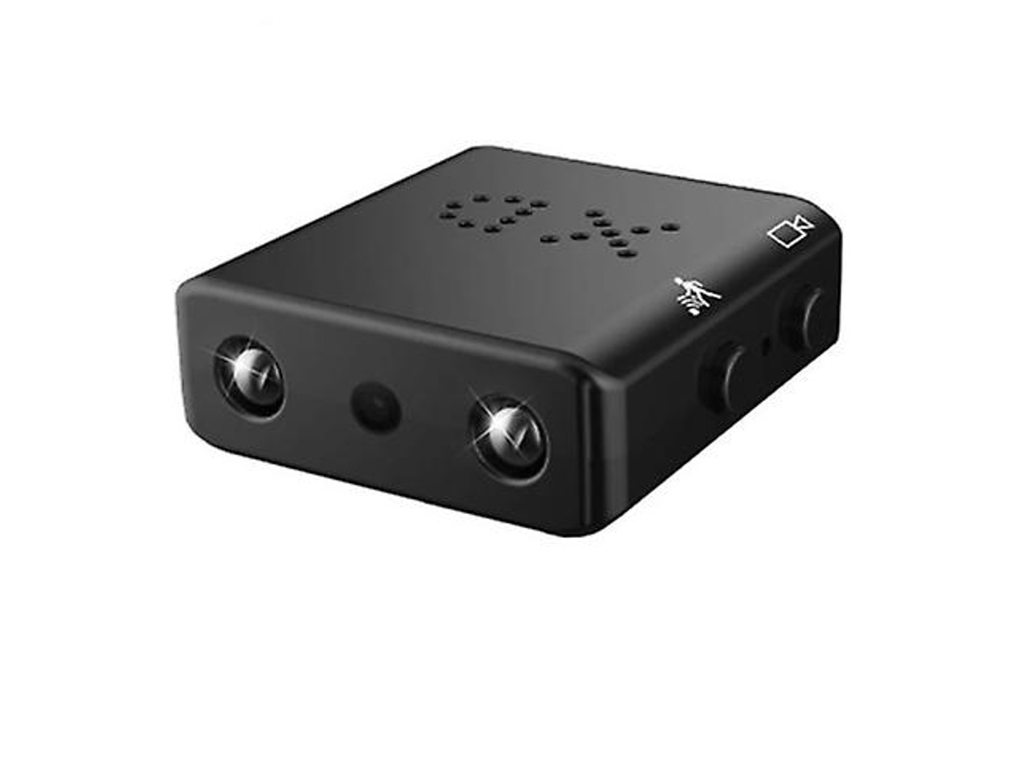 Mini Câmera Hd 1080p Com Visão Noturna, Micro Câmera Com Detecção De Movimento (preta)