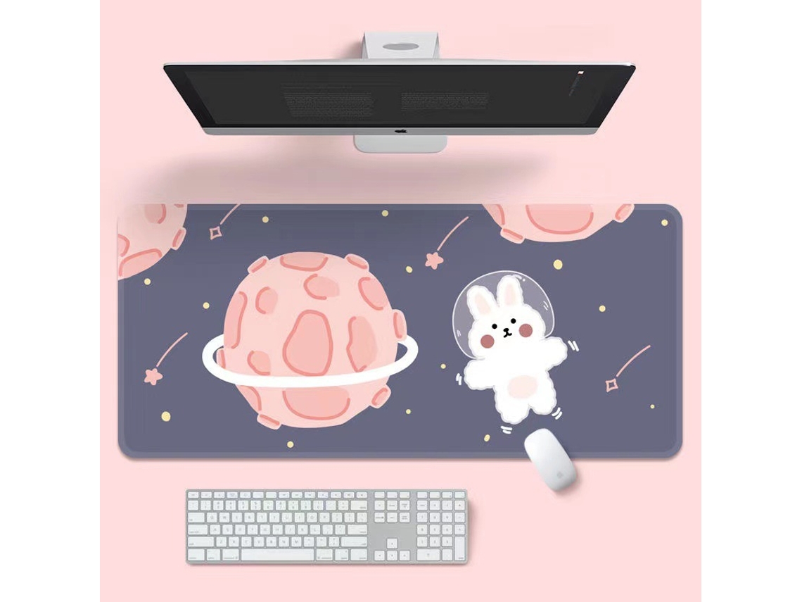 Tapete De Mesa Kawaii, Tapete De Rato Fofo, Tapete De Rato Grande Para Jogos, Tapete De Teclado De Desenho Animado, 3007003mm Brilvibera