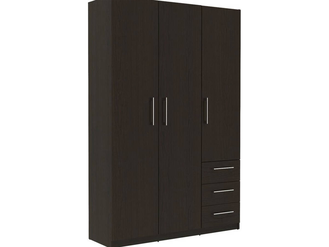 Roupeiro House 3P+3G Cor Wengue