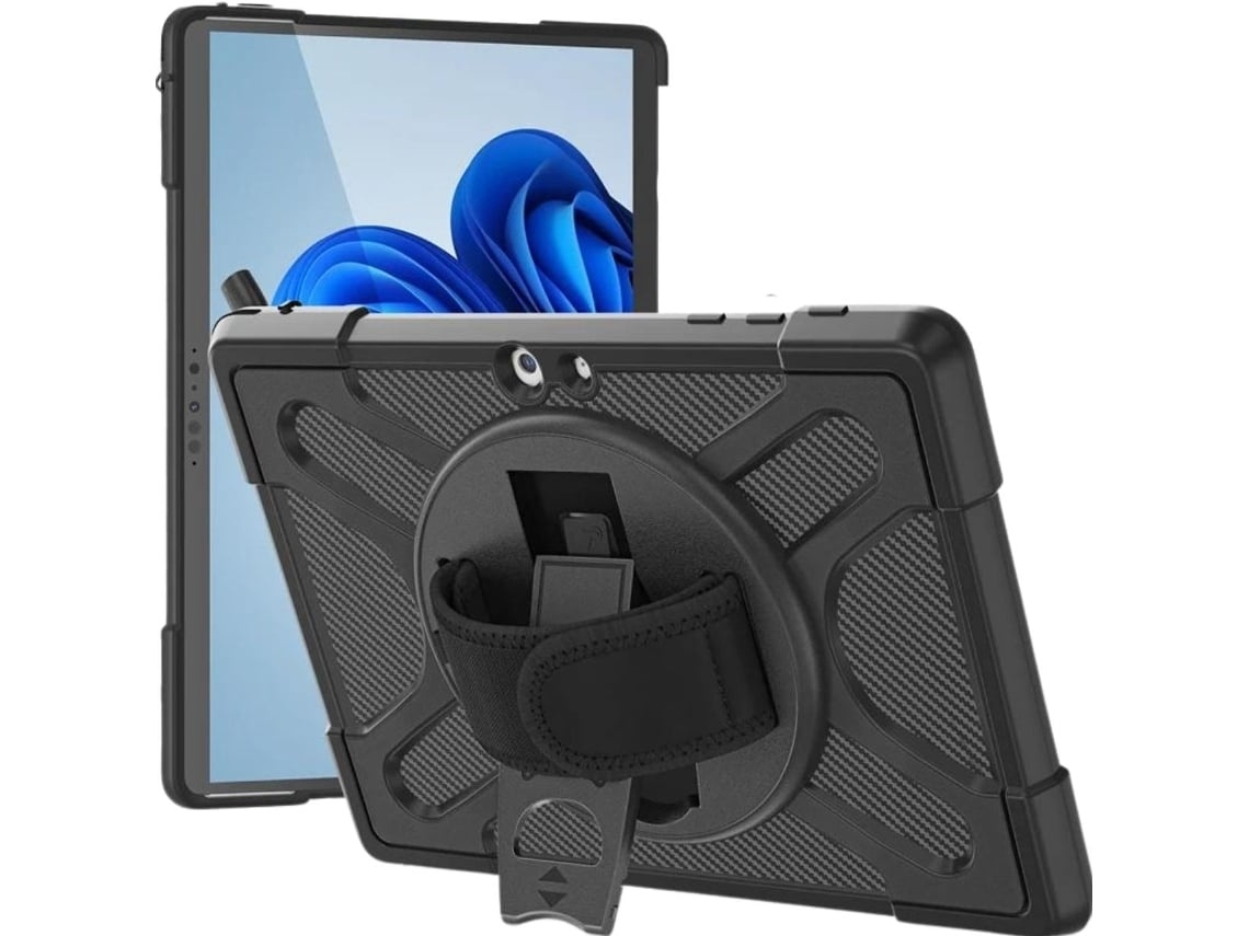Lurelia Capa Com Teclado Bluetooth Para Microsoft Surface Pro 6, Retroiluminada, Preto