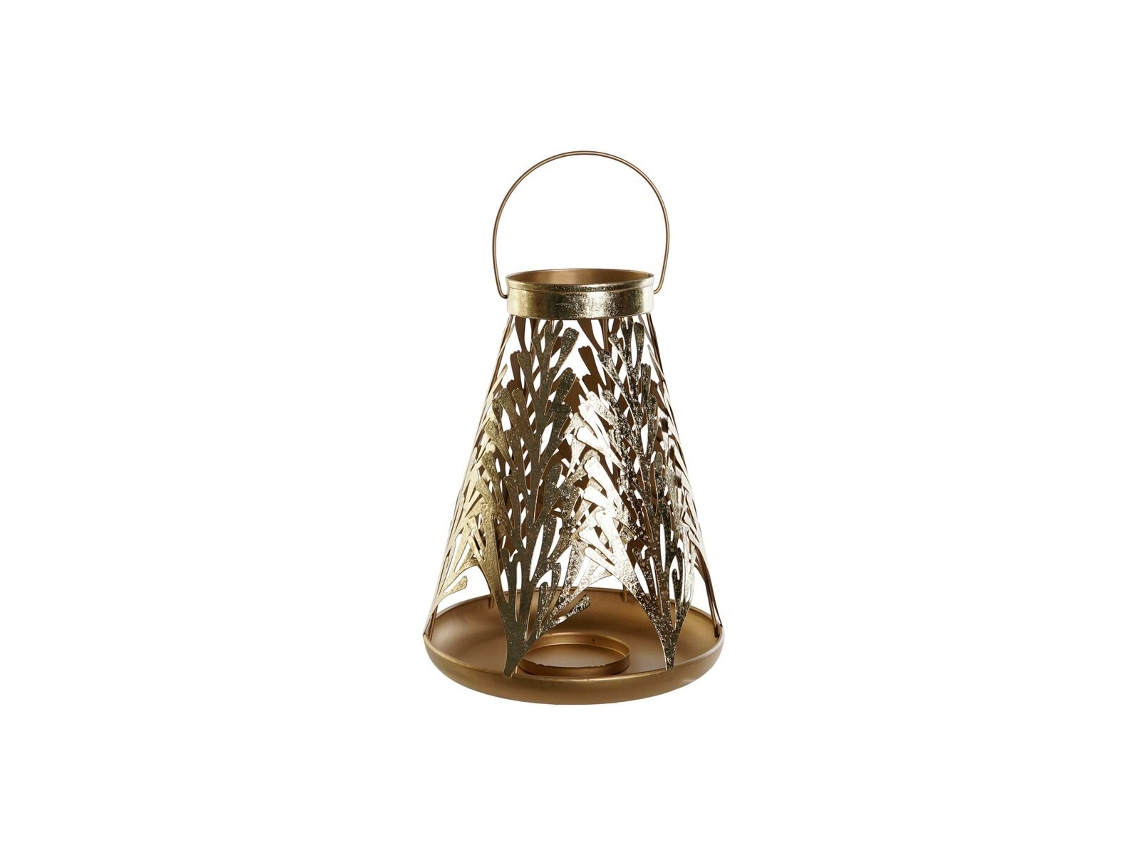 Lanterna Dkd Home Decor Dourado Metal 25 X 25 X 42 Cm