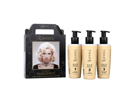 Botox Hairgold Kit ShampooCondicionadorFinalizante 150ml RAYWELL PROFISSIONAL