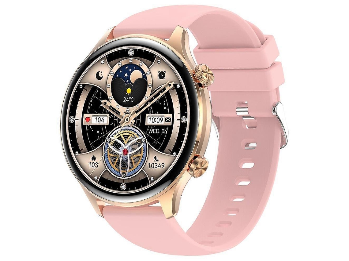 Smartwatch ultrafino HK75 com tela AMOLED, Bluetooth, chamadas, NFC, à prova d'água e monitor de saúde. Ly Ebike