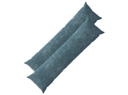 Vidaxl Pillow Topper 2 Unidades Heerlen Azul 40 x 145 cm Tecido Chenille