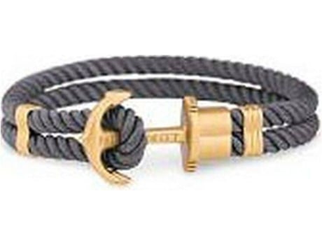 Pulseira PAUL HEWITT Âncora (Nylon - Cinzento - 16-17 cm)