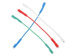 Jogo De 4 Cabos Para Toca Discos, Suporte Para Cabo Fonográfico, Acessórios Fonográficos Resiste Gokoco