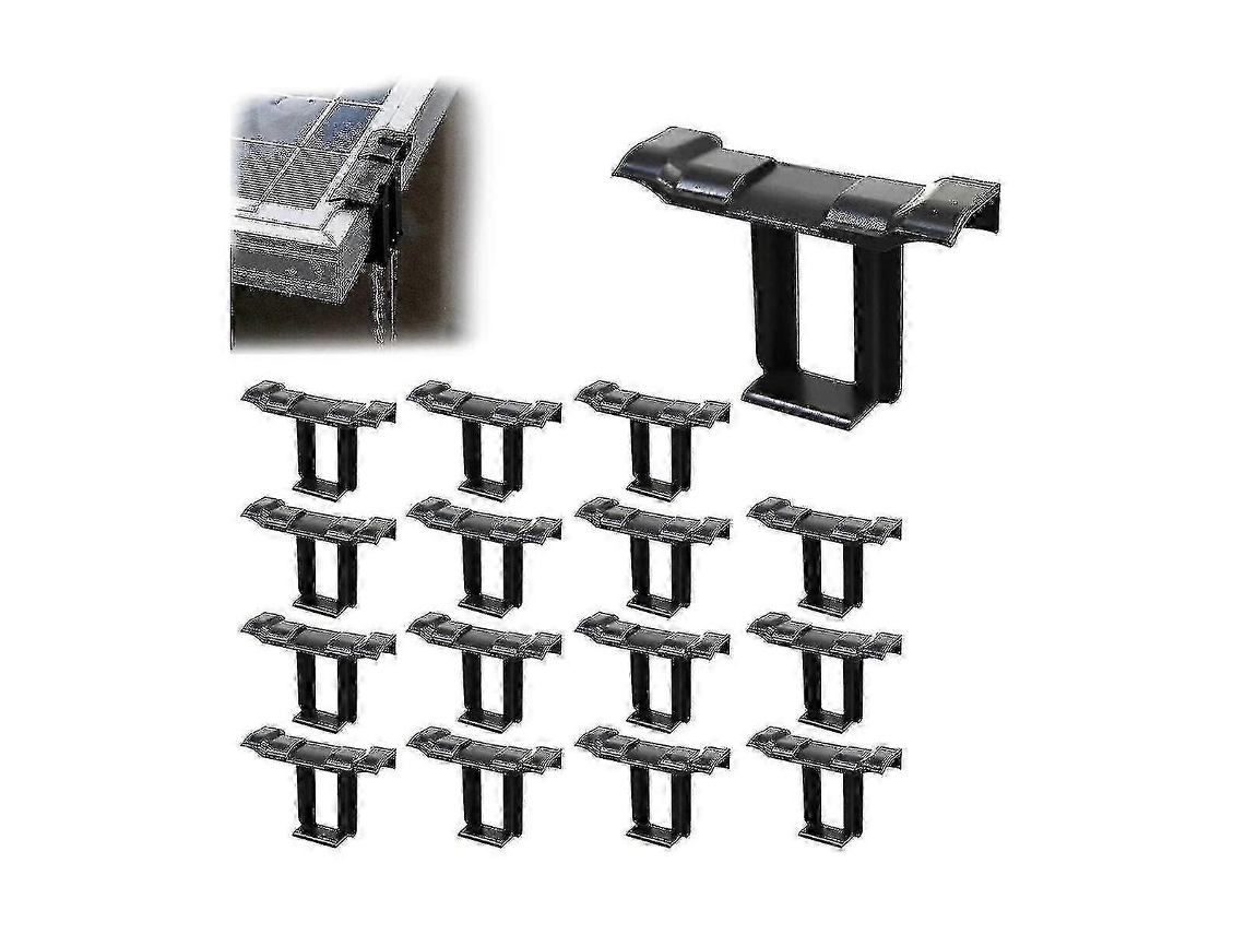 Conjunto de 16 abraçadeiras de drenagem de água para painéis solares, 35 mm, BRILVIBERA