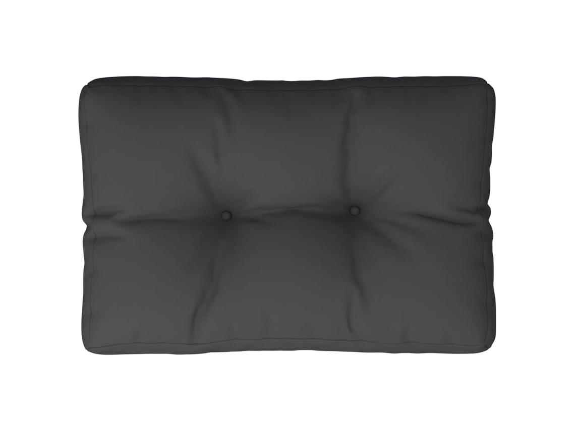 Pallet Cushion, Pallet Cushions Vidaxl Preto Tecido (50 X 40 X 12 Cm)