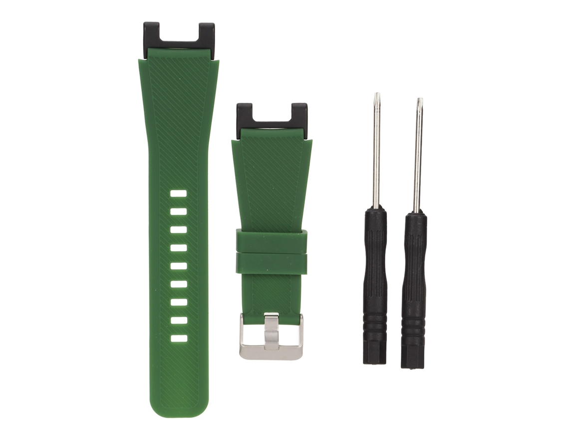 Pulseira De Silicone Macia Amazfit Trex Trex Pro Verde Militar