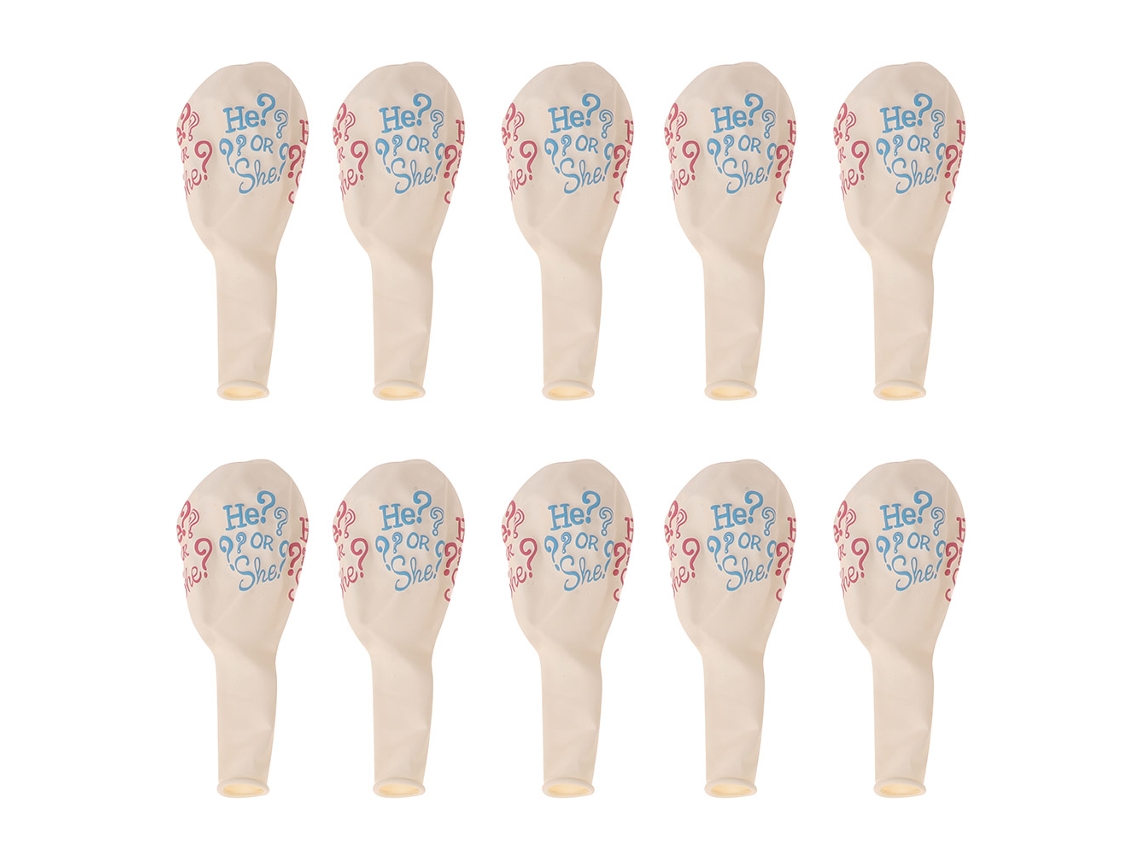 Laxiscreed Pack De 10 Balões De Látex Com Estampas Para Festa De Aniversário De Bebé E Criança