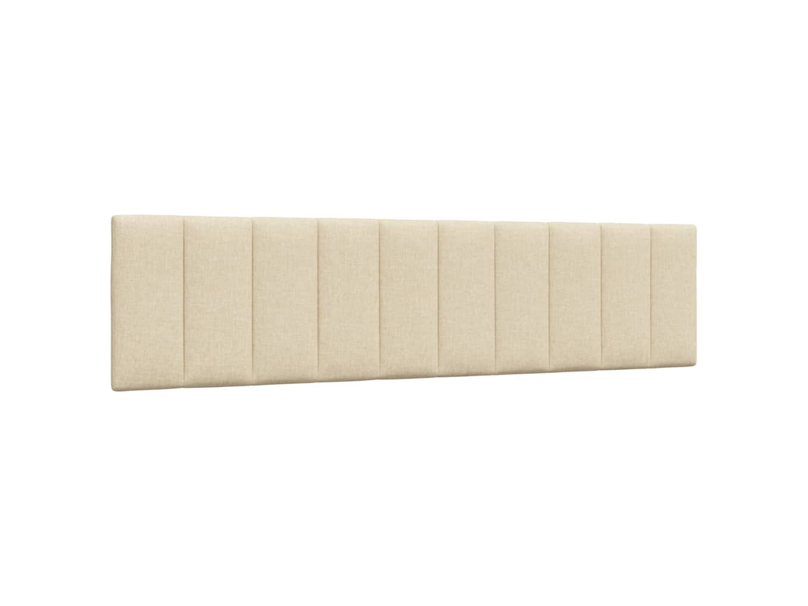 Vidaxl Almofadão De Cabeceira Hanko 200 Cm Tecido Creme