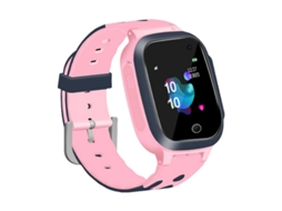 Smartwatch S16 1 44 Polegadas Tela Sensível Ao Toque Sos À Prova D'Água Posicionamento Super Longa Espera Telefone Inteligente para Crianças Rosa
