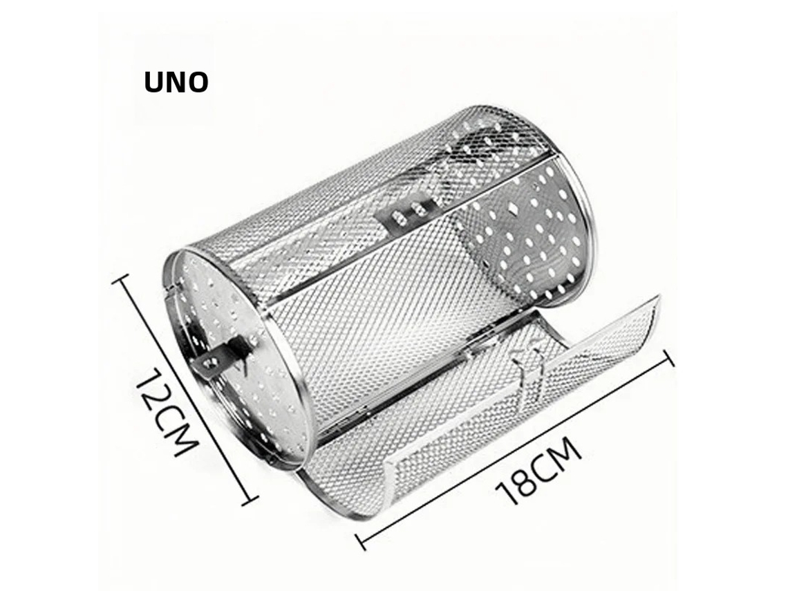 Cesto de aço inox MDUG para assar, resistente ao calor