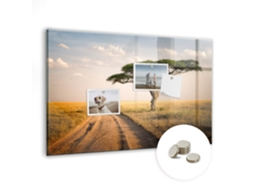Quadro Magnético De Parede Paisagem Africana Para O Escritório Espelharte (60x40 Cm)