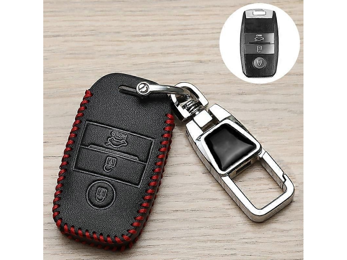 Capa Para Chave De Carro Kia, Multifuncional, Com Chaveiro Anti-perda E Placa De Matrícula.