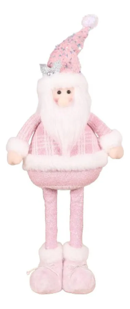 Nova Boneca. De Natal Elástica Rosa Com Lantejoulas Rosa,vayotoy