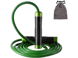 Corda De Pular Com Peso Ajustável Para Treinamento, Boxe E Exercícios De Salto, Verde