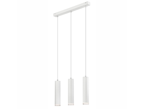 Candeeiro Suspenso Franco Metal Branco 90X50X8 Cm EPIKASA