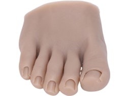 Modelo de pé SFUSHOS, silicone, reutilizável, nail art