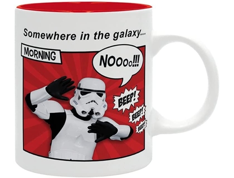 Caneca Trooper'S Routine Original Stormtrooper Star Wars Cerâmica 320 Ml