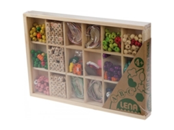 Bijuteria LENA Madeira - Bege - 30 x 20 x 3 cm)