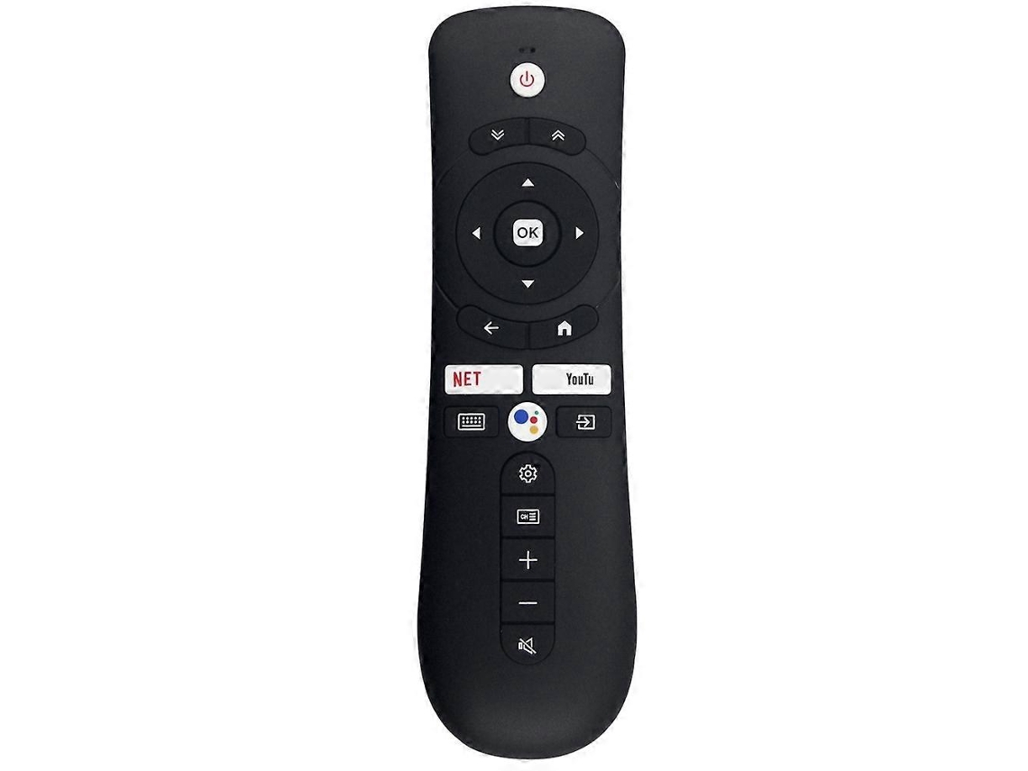 Comando À Distância De Substituição Para Voz Bluetooth Rc-201bv Syinix Rc-201bv 4k Uhd Android Hdtv